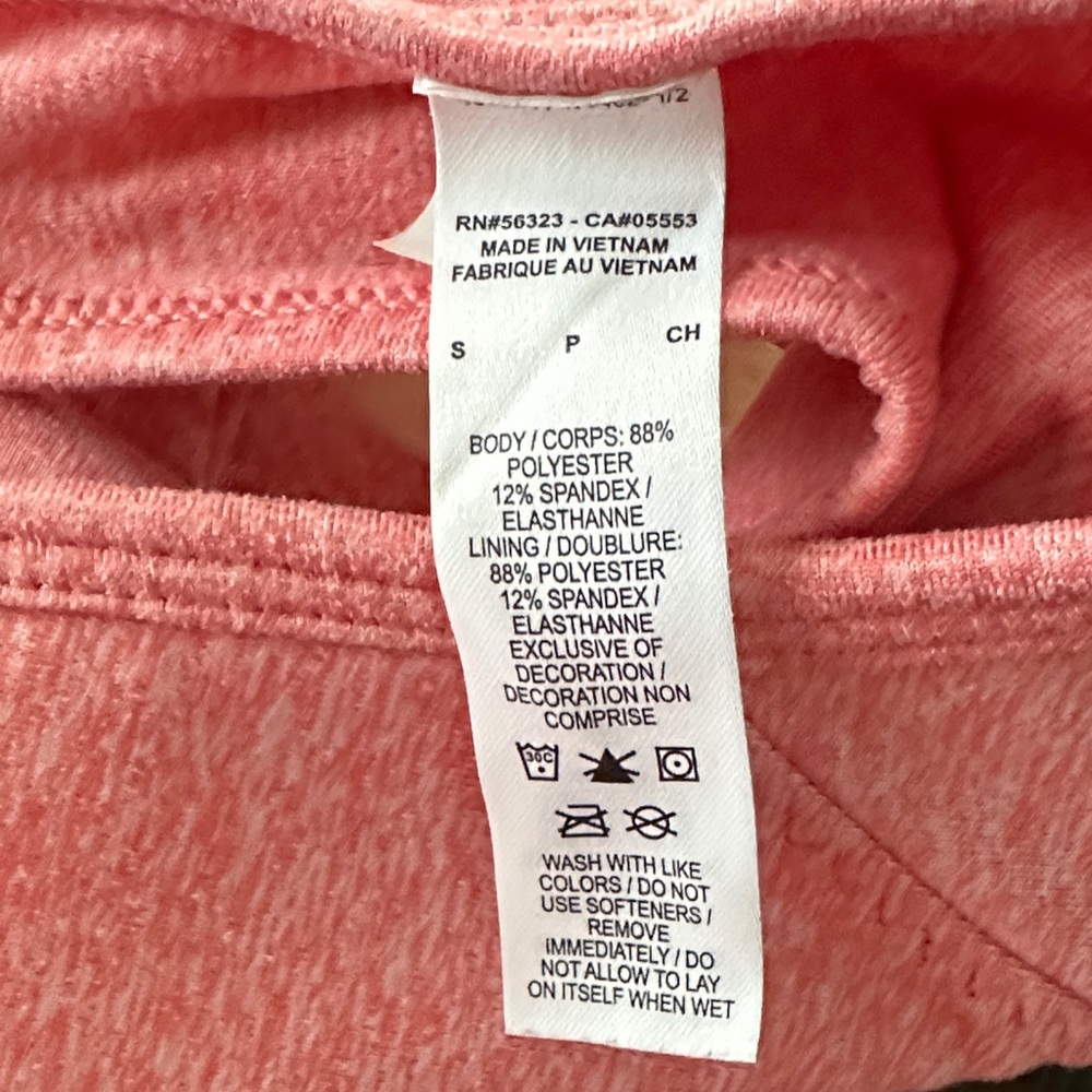 Set of 3 Sports Bra Trio - Black (Nike) White (Athleta) and Pink/Salmon (Nike) - Picture 7 of 9
